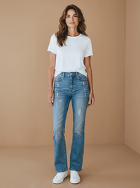 Jeans Flare - Hellblau