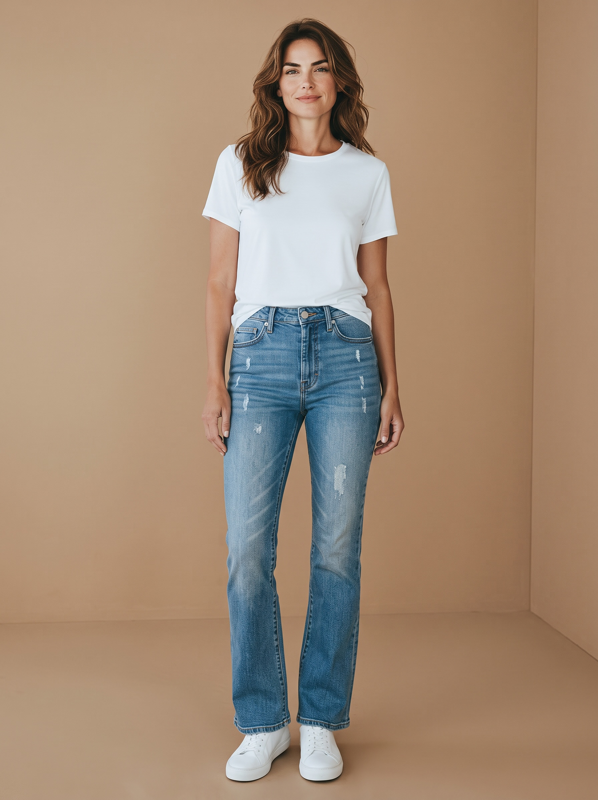 Jeans Flare - Hellblau