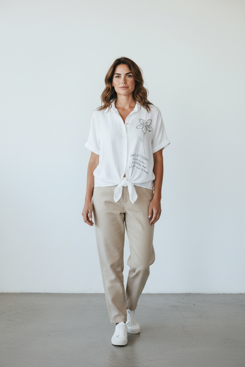 Bluse Tula - Weiss