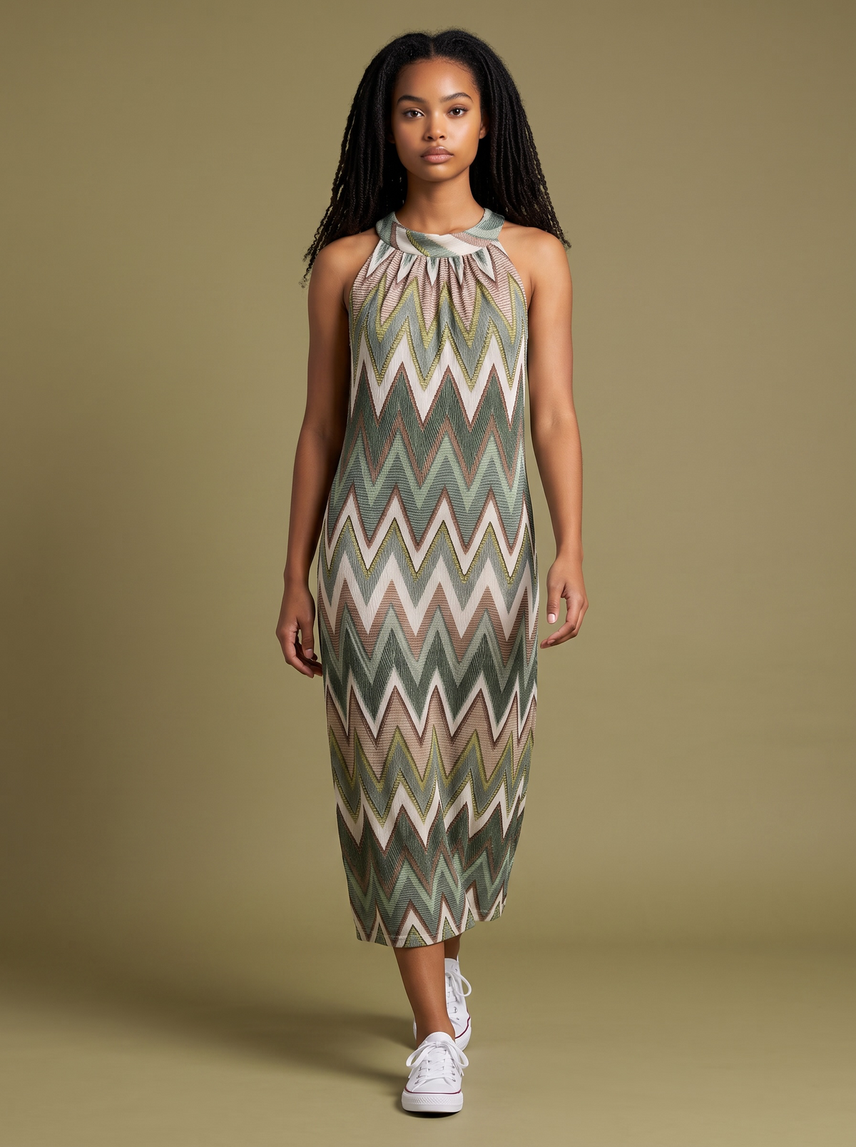 Kleid Zaria - Olive