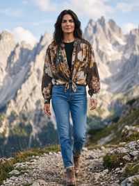 Bluse Bozen - Braun