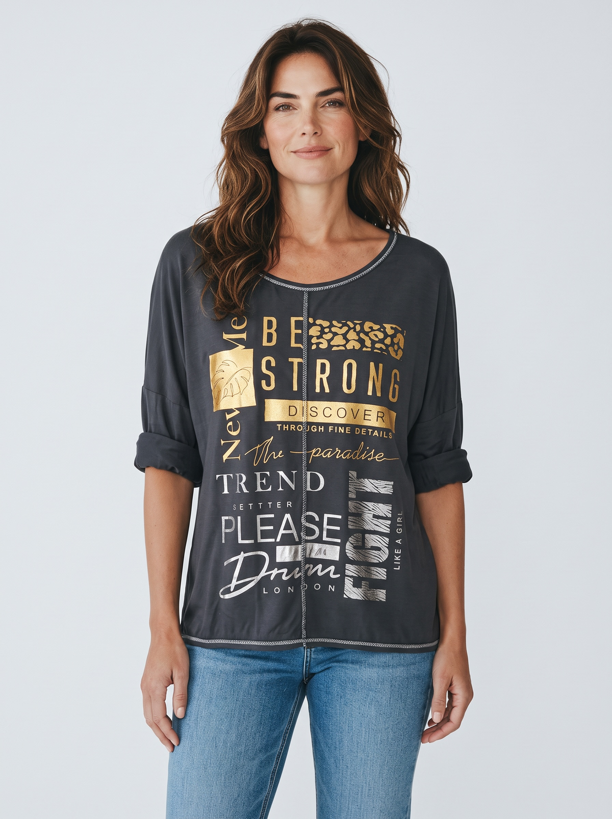 Shirt Be Strong - Schwarz