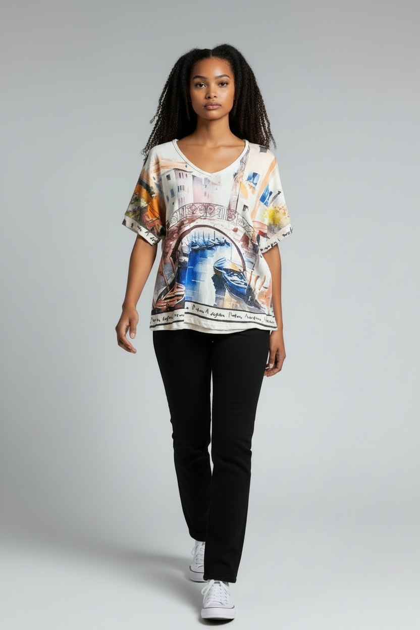 Shirt-Venezia - Creme