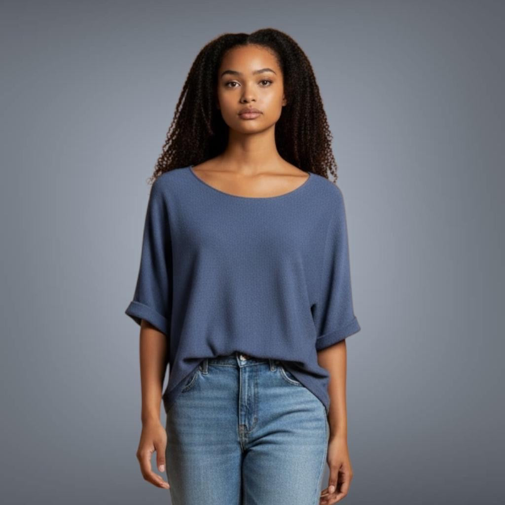 Wollshirt Elie - Dunkelblau