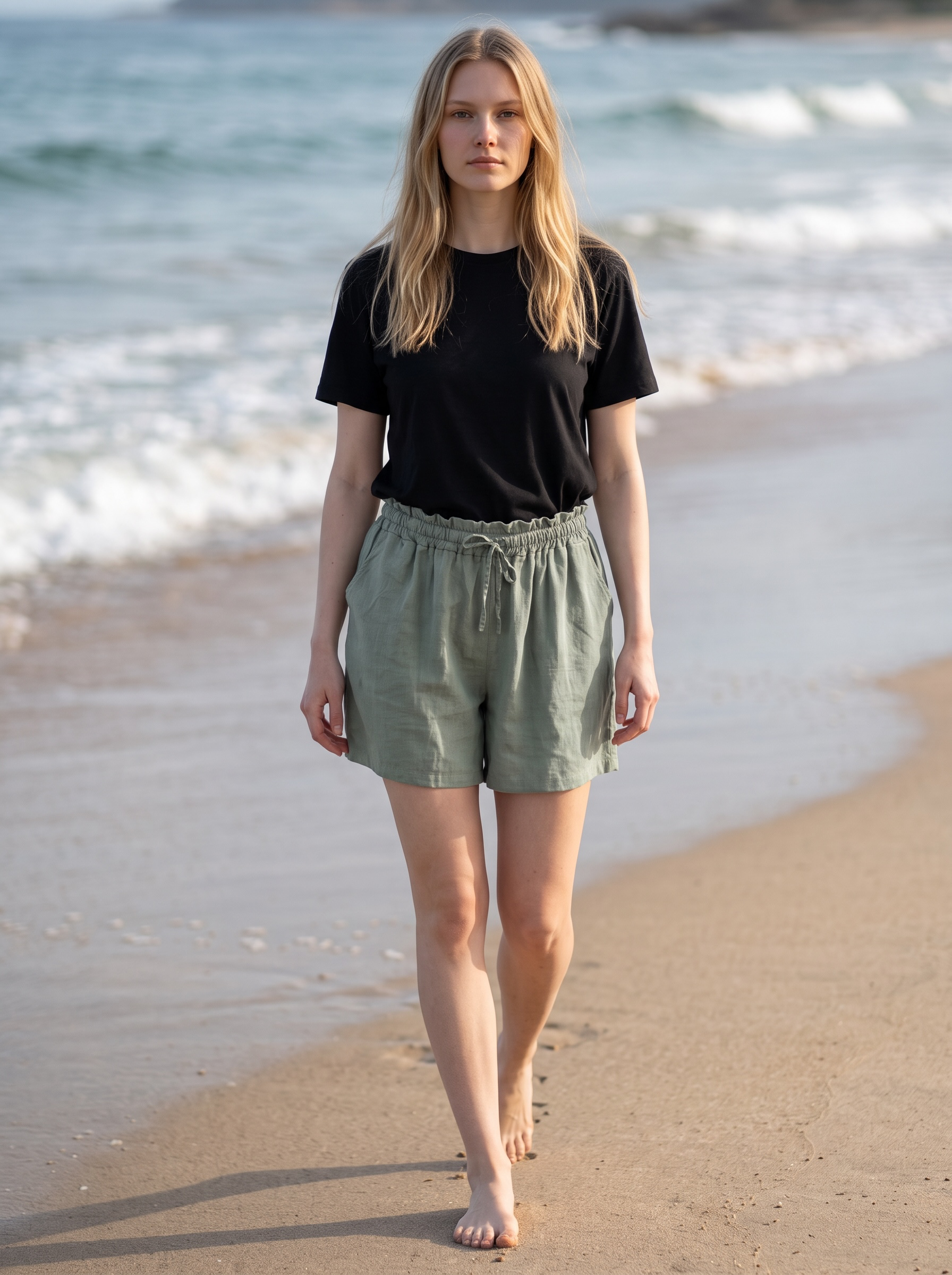 Short Ago - Olive