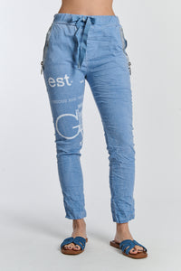 Est jogger pants - light blue