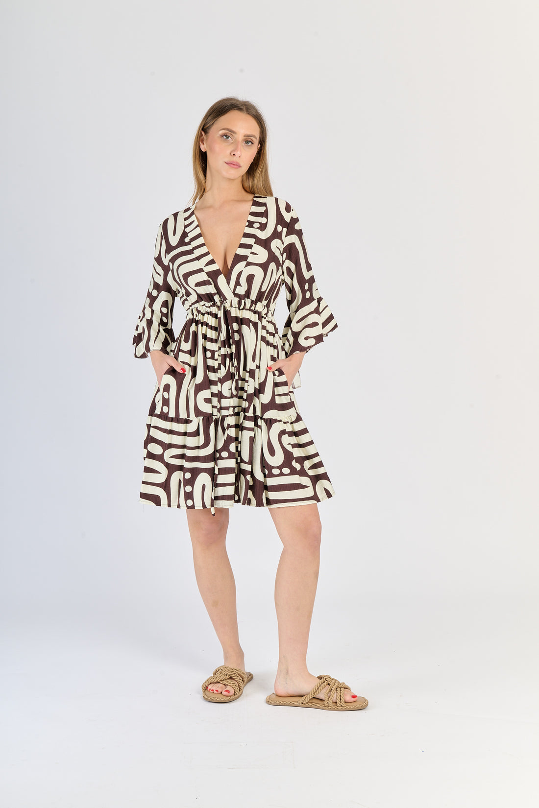 Kleid Boise - Braun