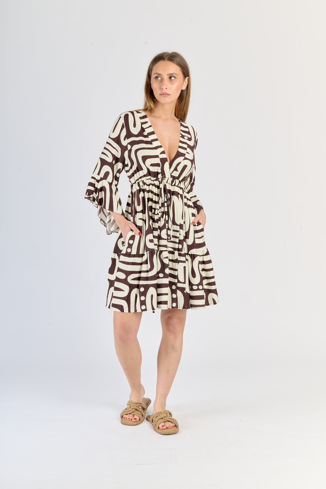 Kleid Boise - Braun