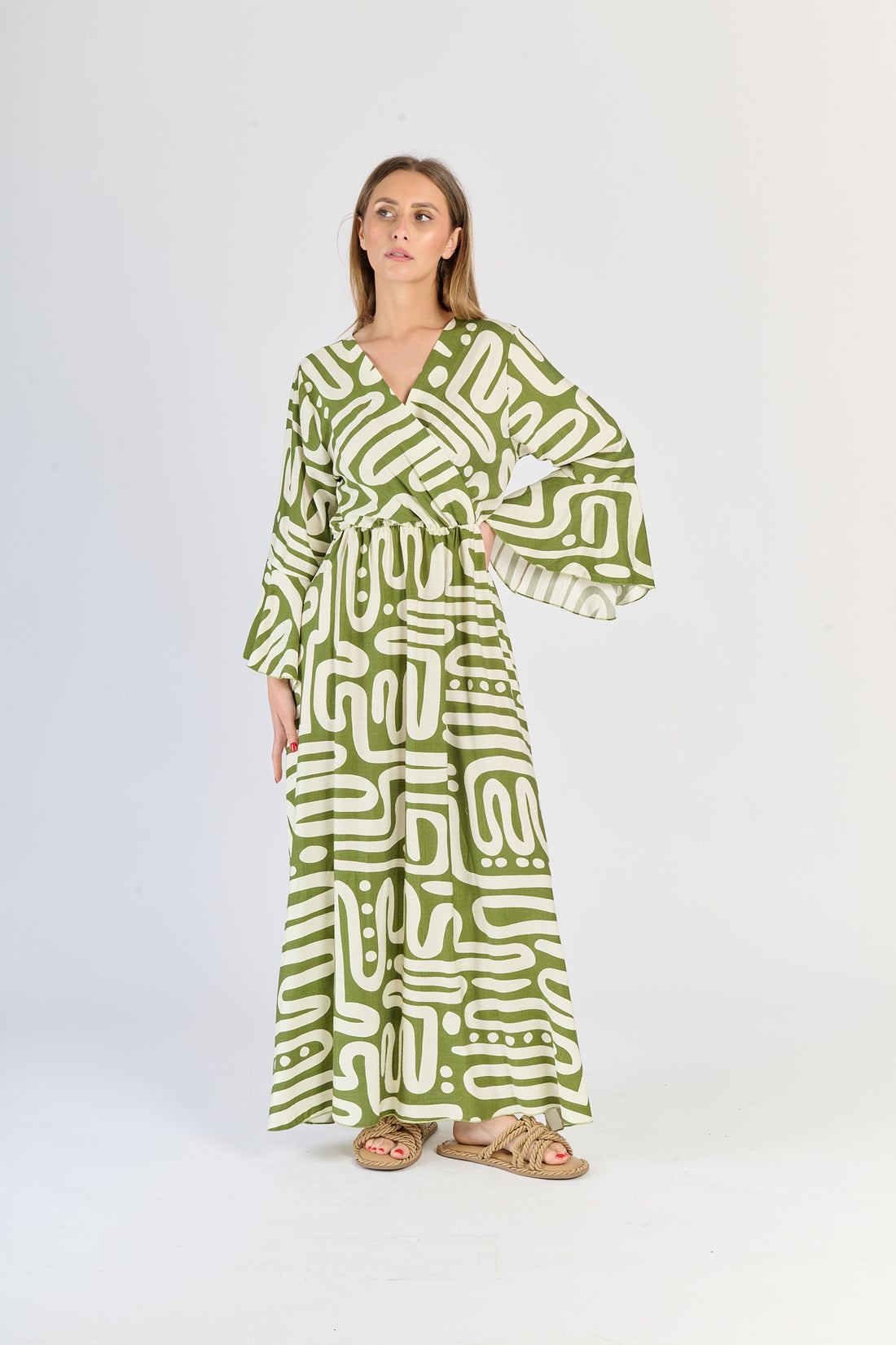 Kleid Pará - Khaki