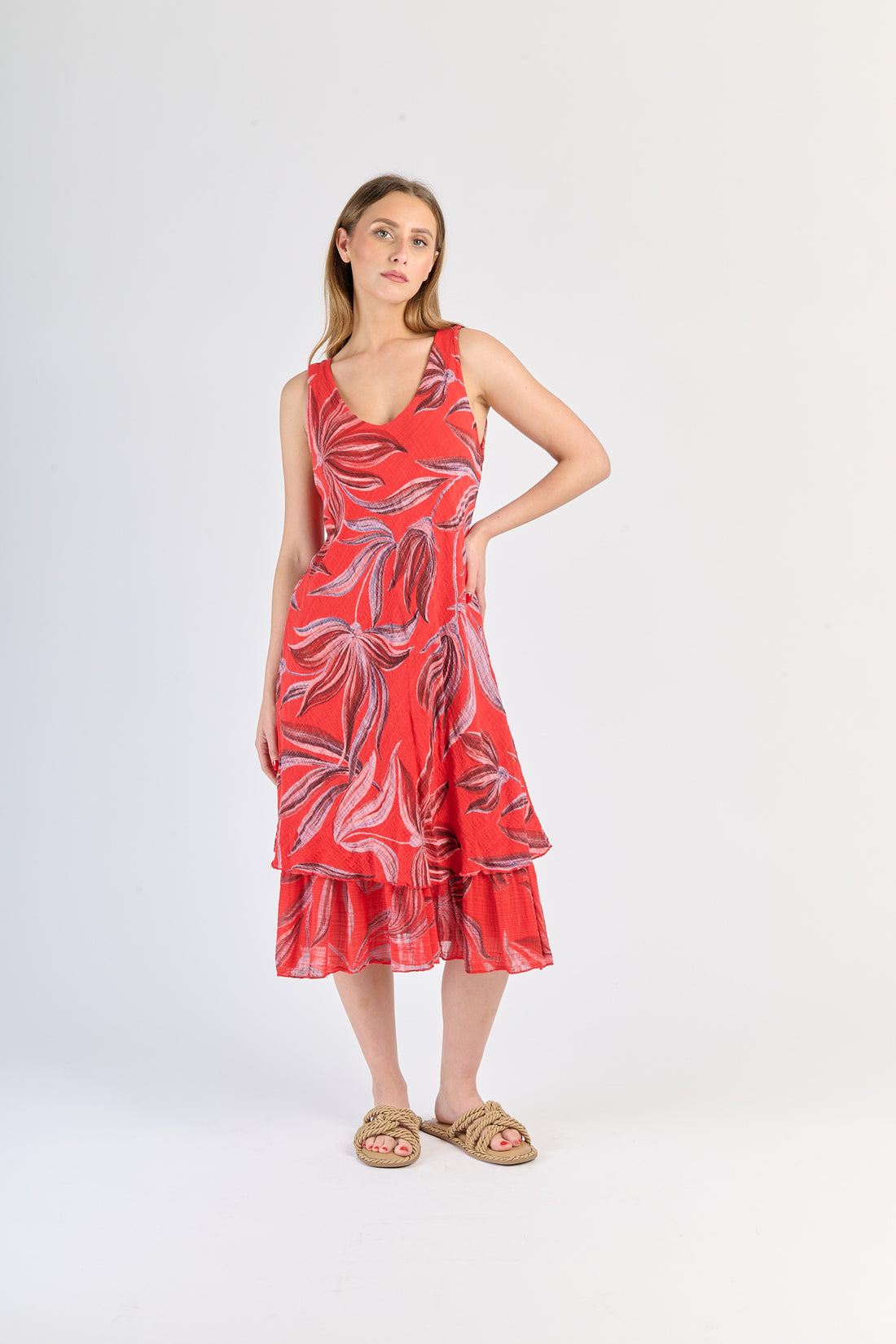 Kleid Caen - Rot
