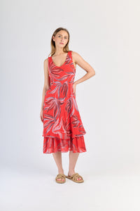 Kleid Caen - Rot