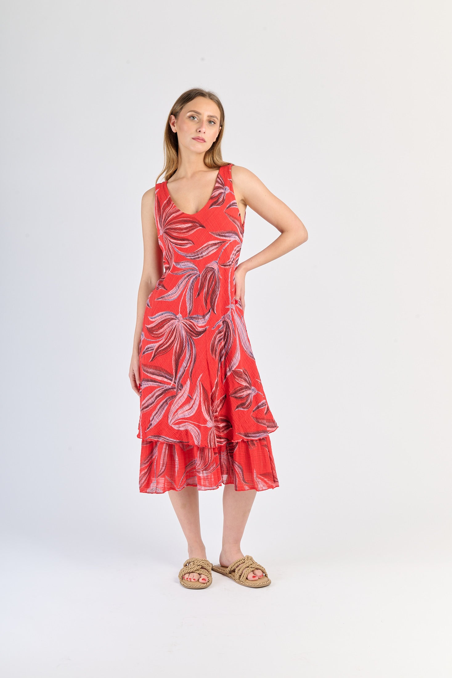 Kleid Caen - Rot