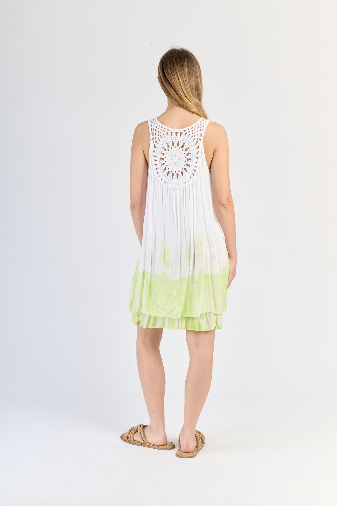 Italienisches Sommer Kleid E grün