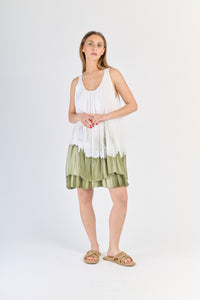 Sommer Kleid E - olive