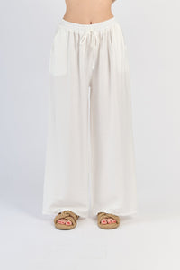 Stoffhose Faro - Weiß