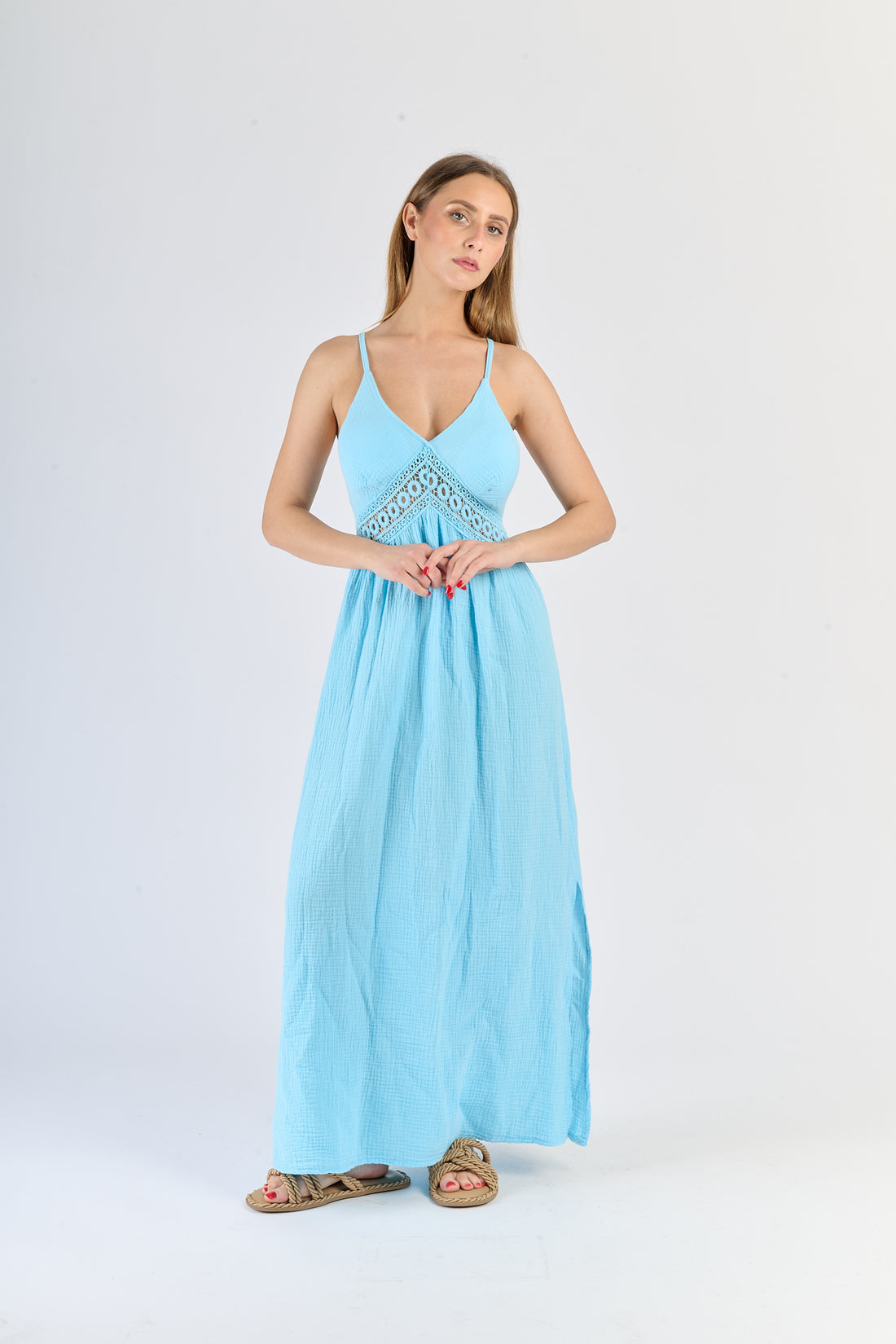 Kleid Tunja - Hellblau