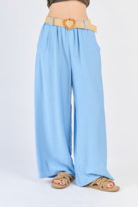 Stoffhose Heart - Hellblau