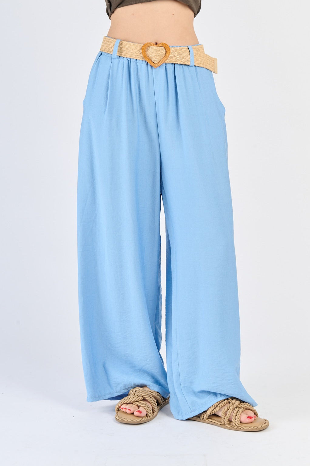 Stoffhose Heart - Hellblau