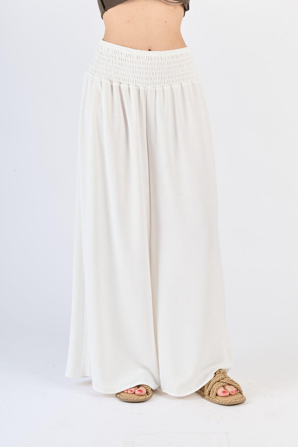 Stoffhose Loa - Weiß