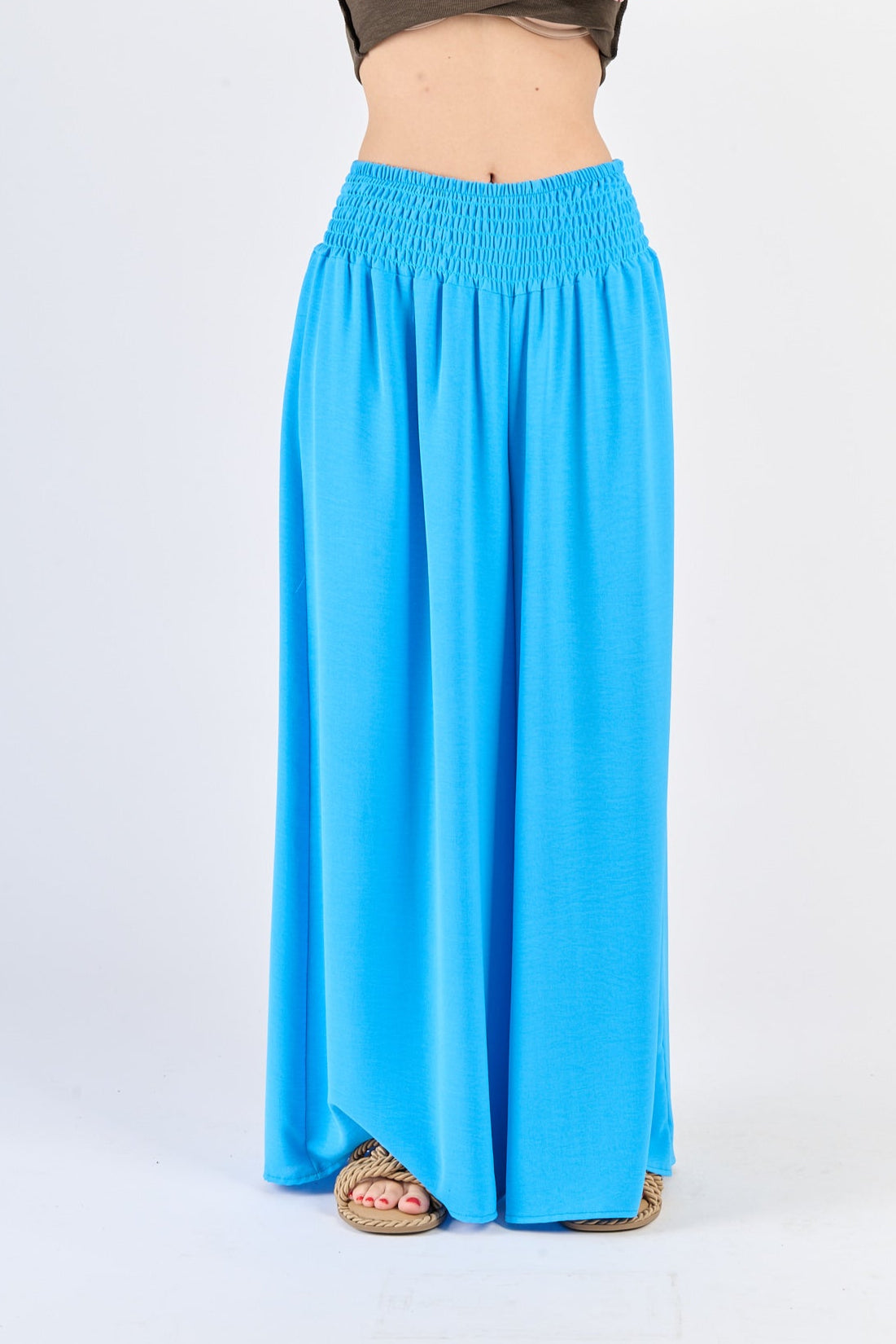 Stoffhose Loa - Azur
