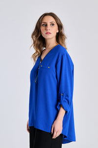 Longsleeve shirt Pipii - navy blue