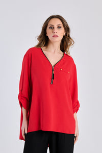 Longsleeve Shirt Pipii - red