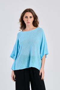 Knitted shirt - blue