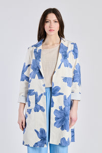 Blazer Flora - blue