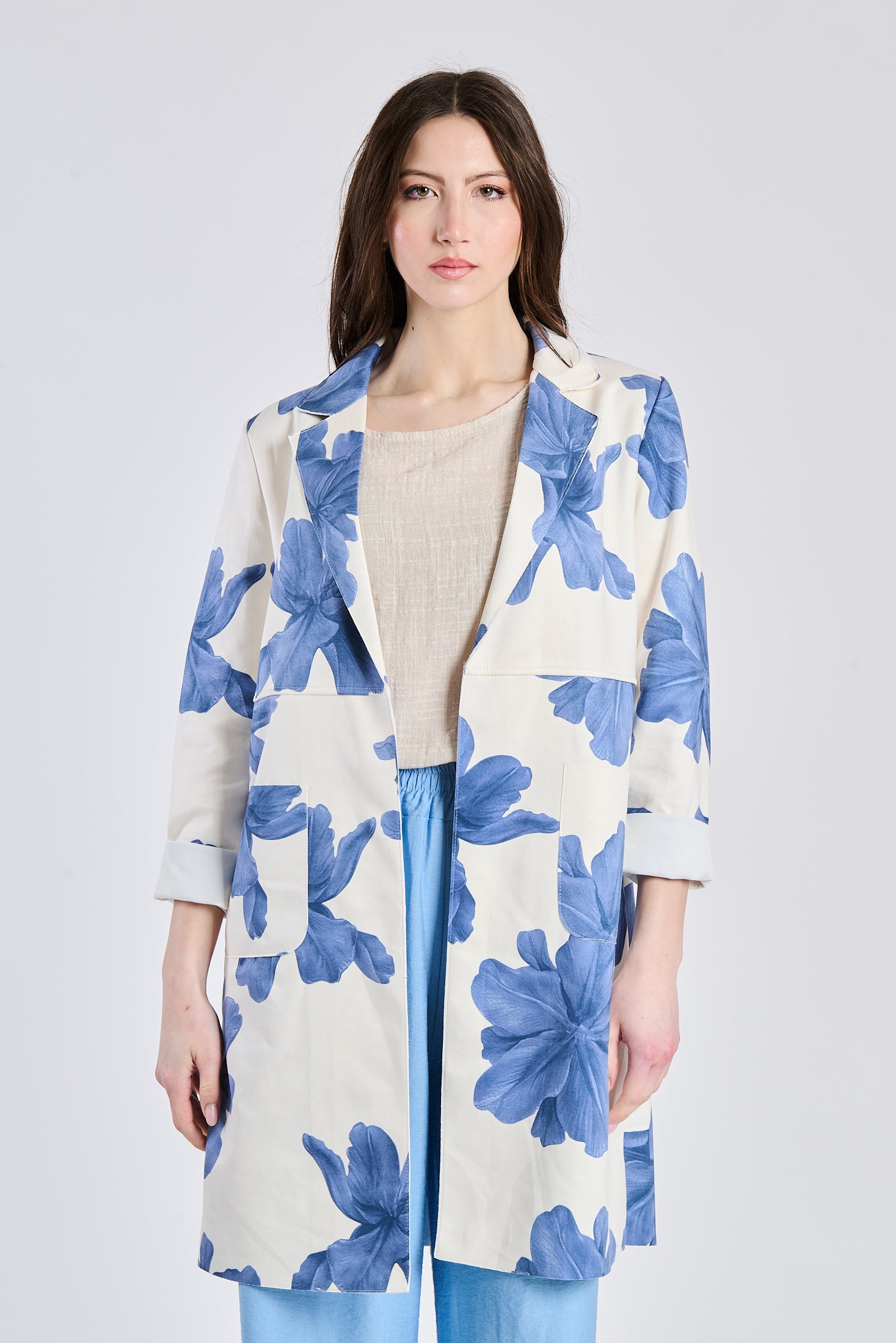 Blazer Flora - blue