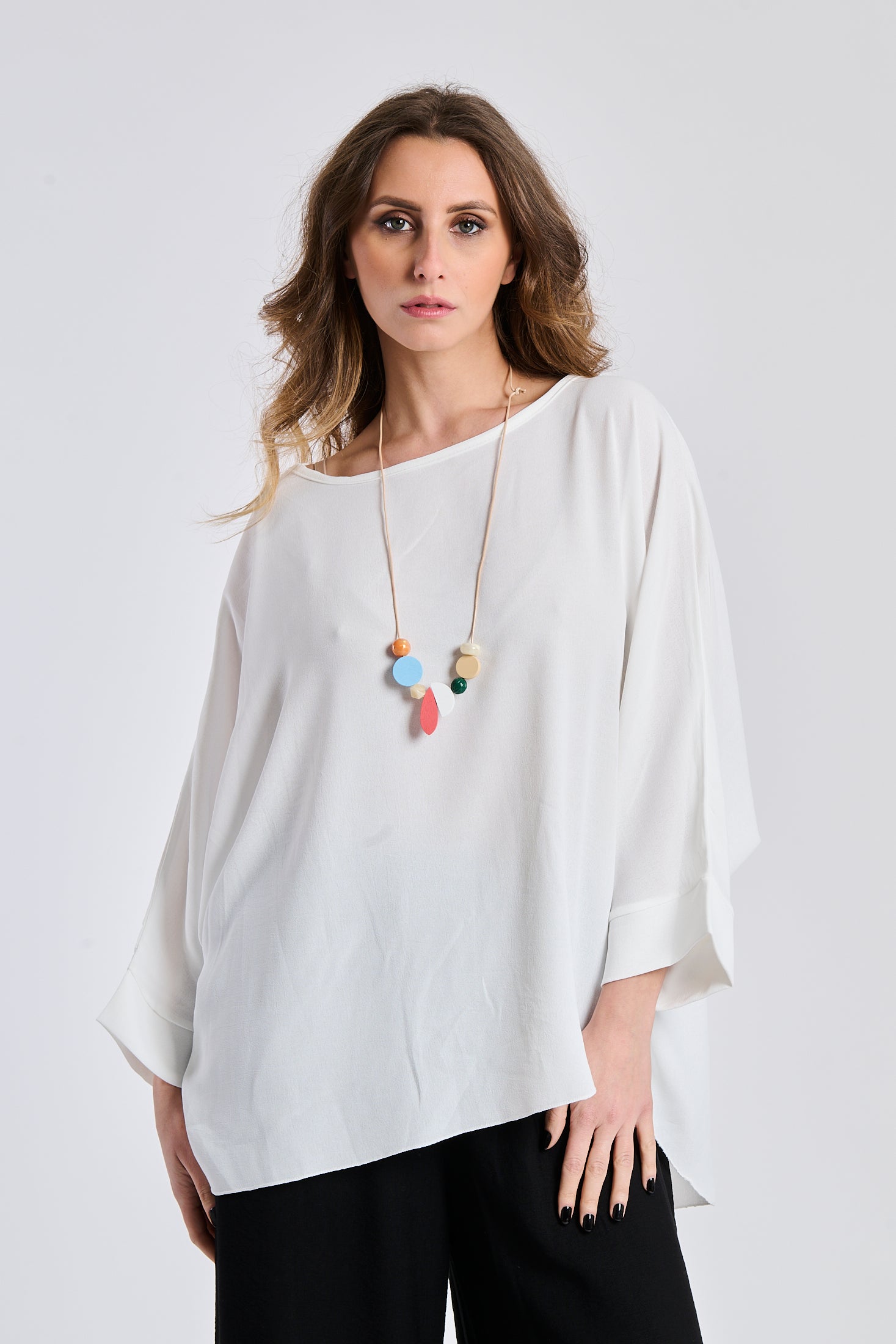 Shirt Malawi + chain - white