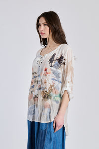 Sicilia blouse - beige