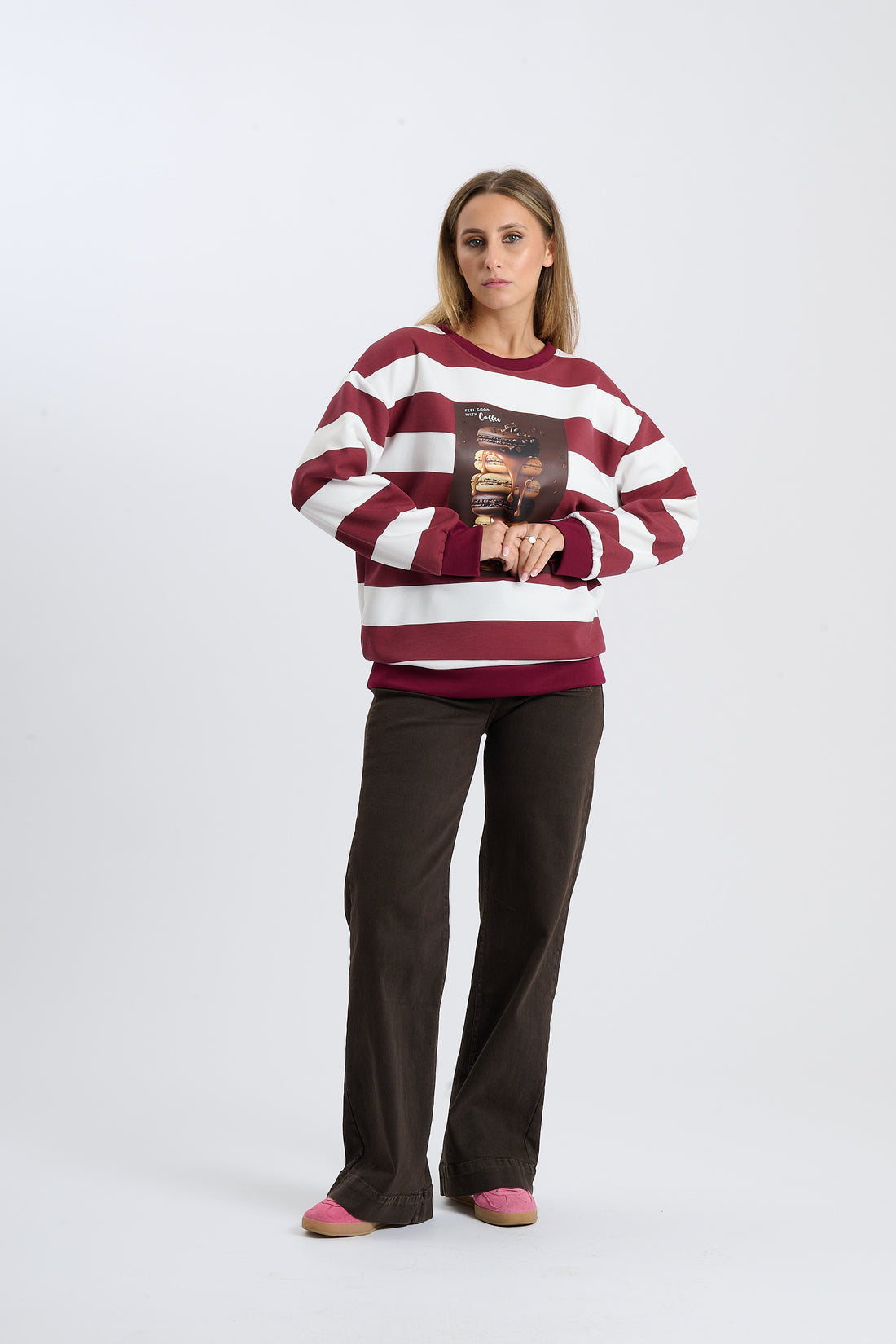 Pullover Macarons - Rot