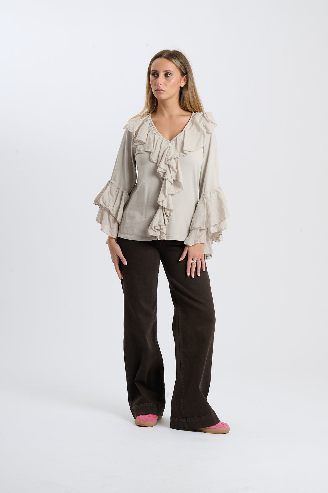 Bluse Sizillia - Beige