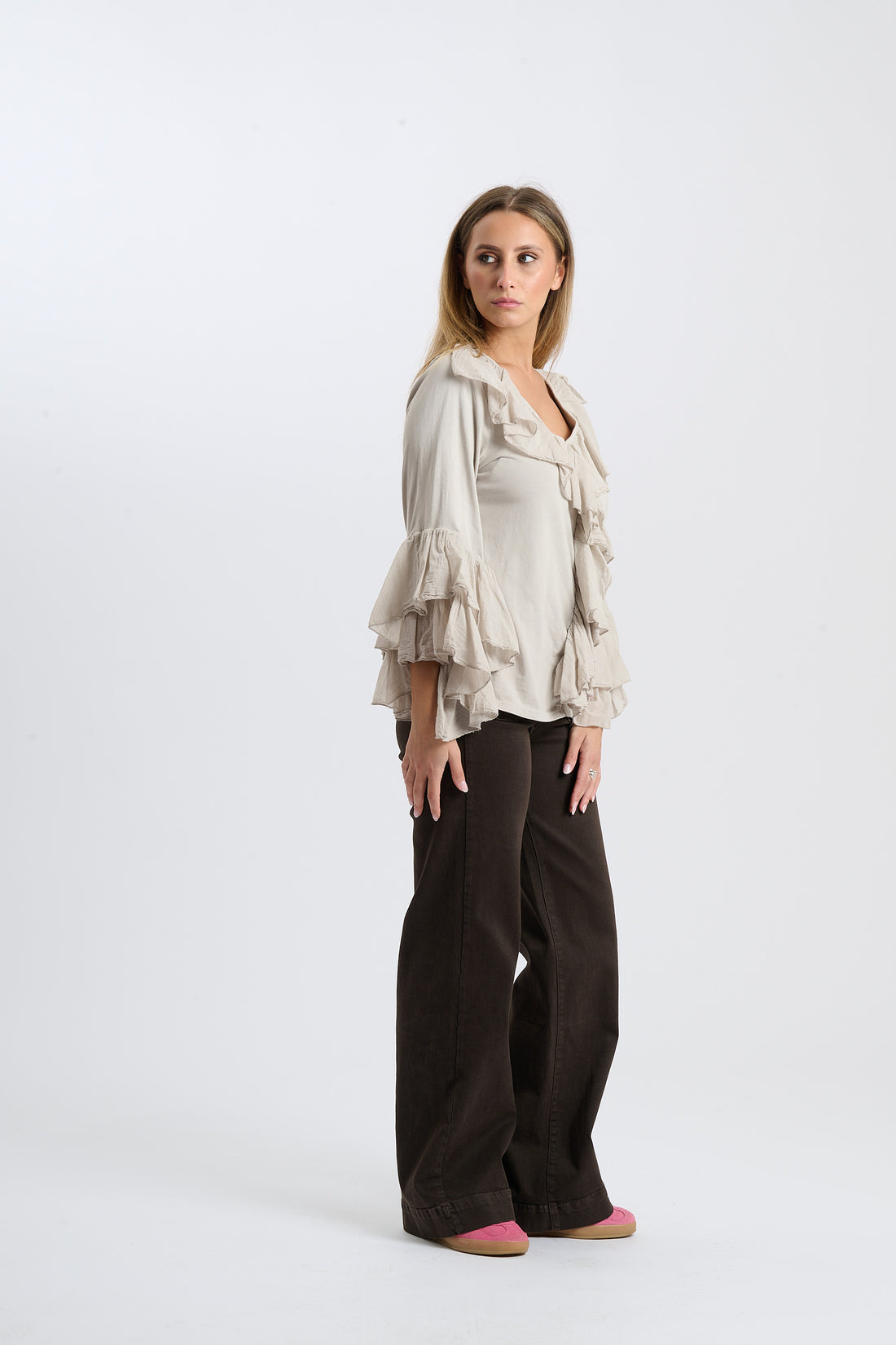 Bluse Sizillia - Beige