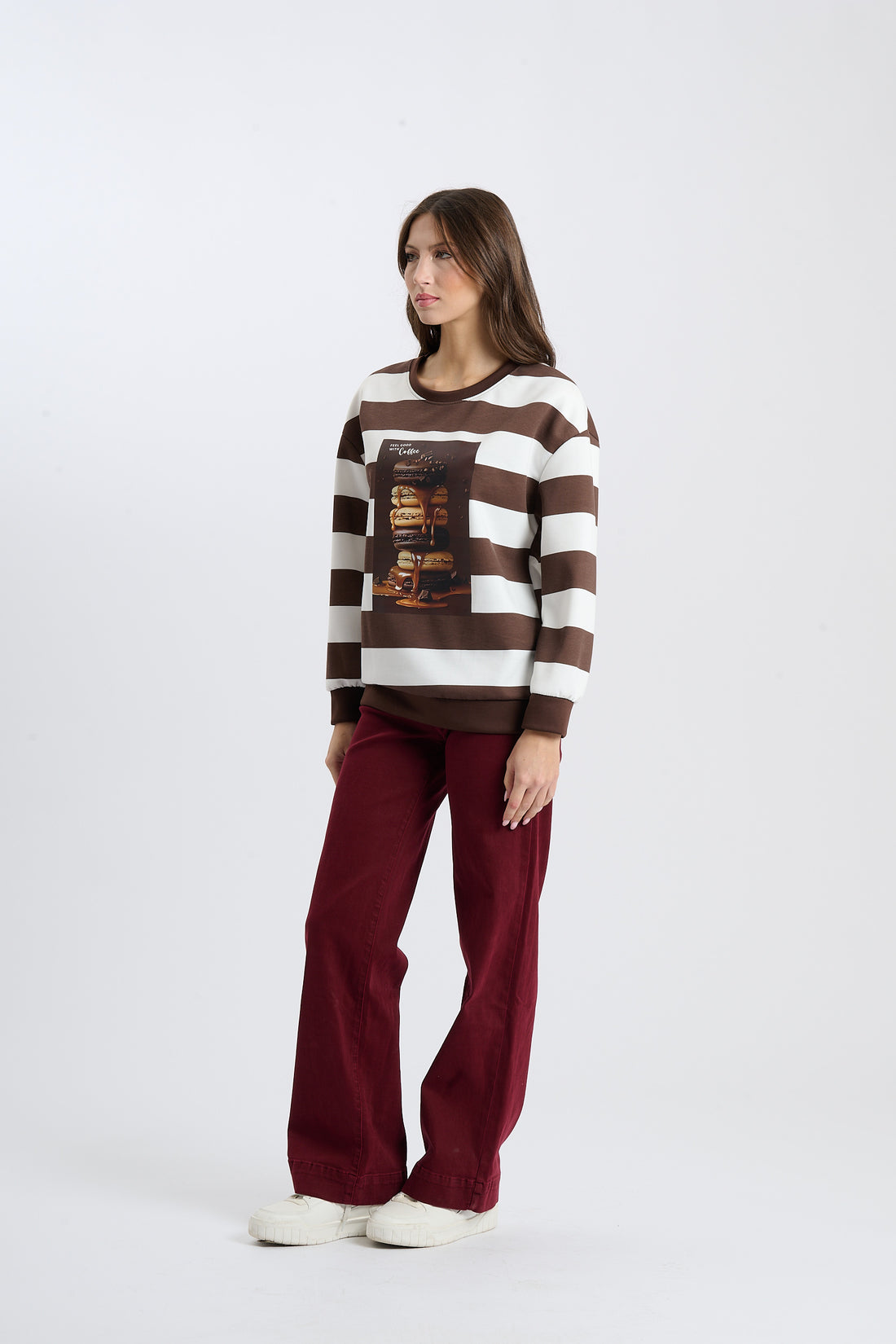 Pullover Macarons - Braun