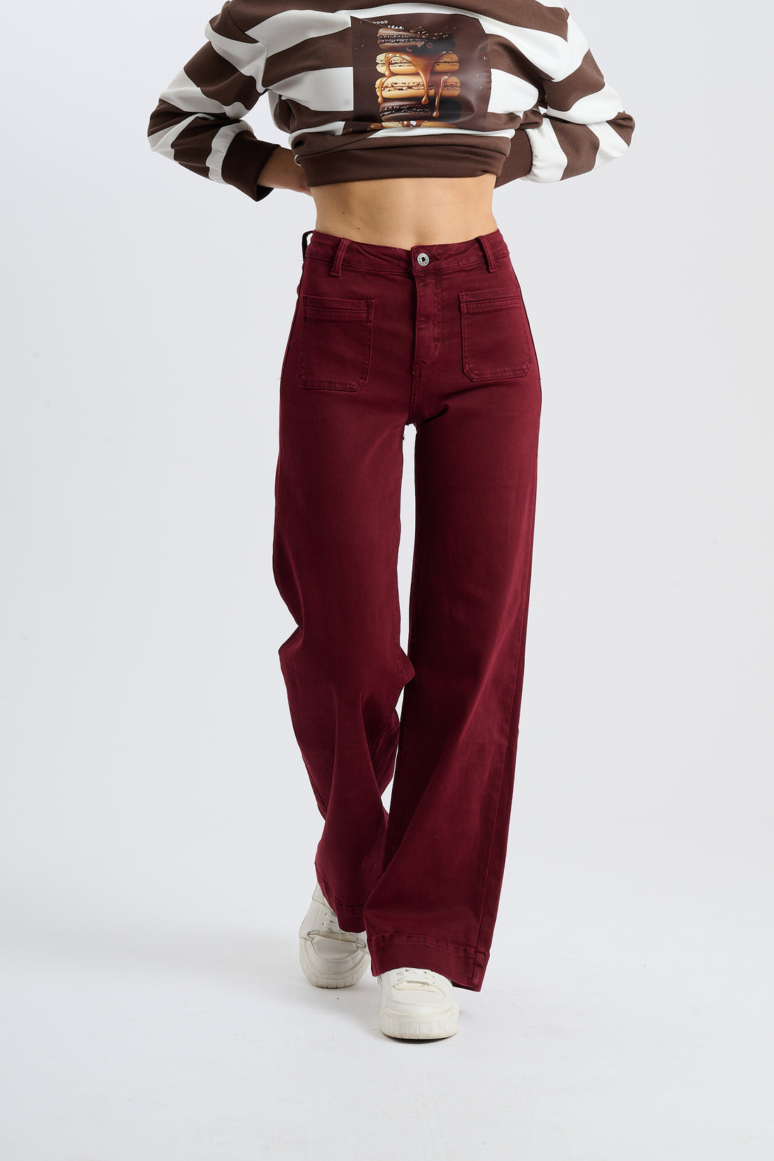 Jeans Biel - Weinrot