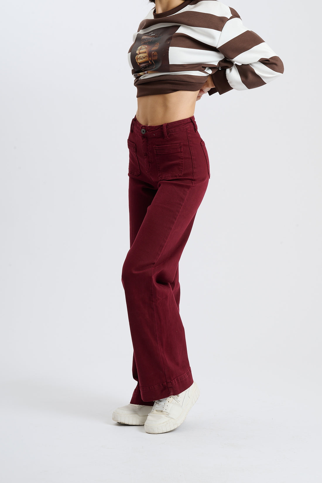 Jeans Biel - Weinrot