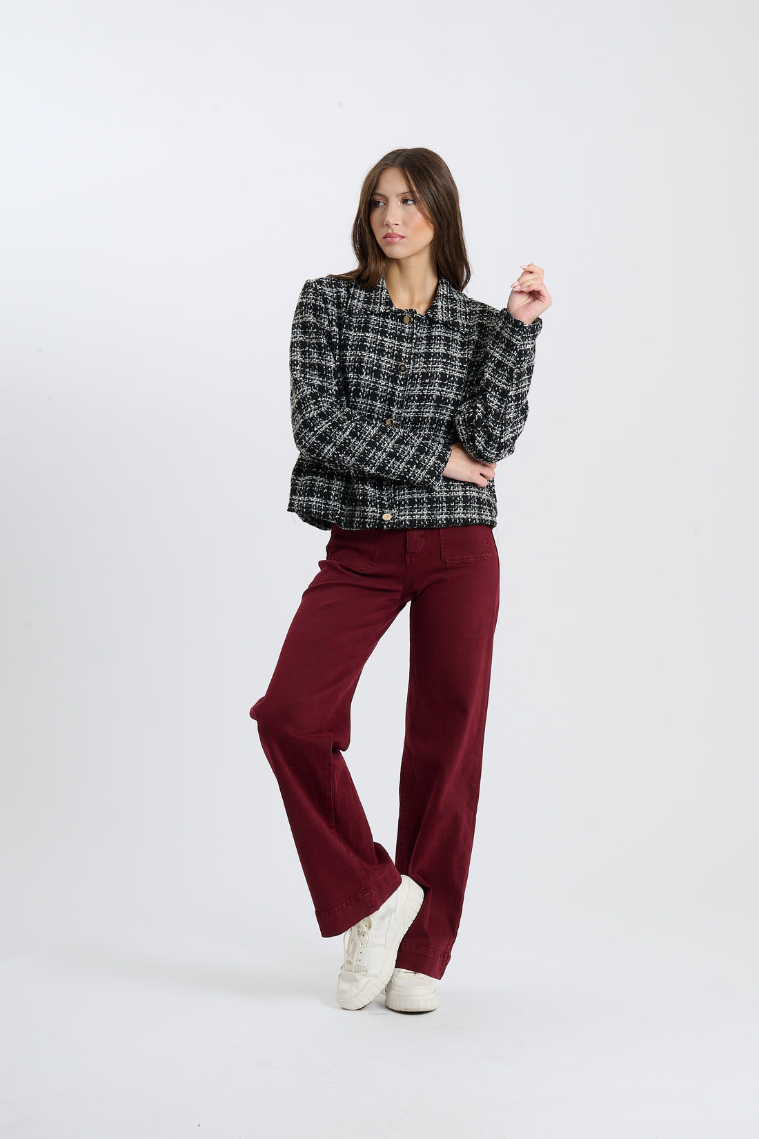 Strickjacke Peski - Grau