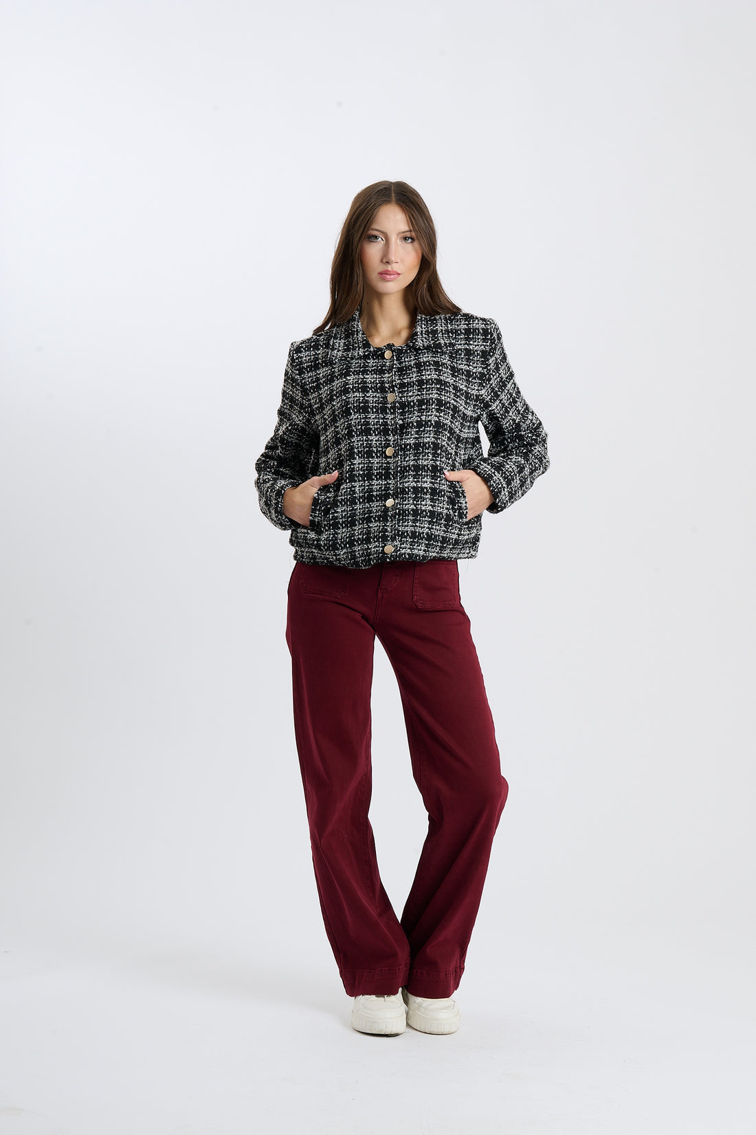 Strickjacke Peski - Grau