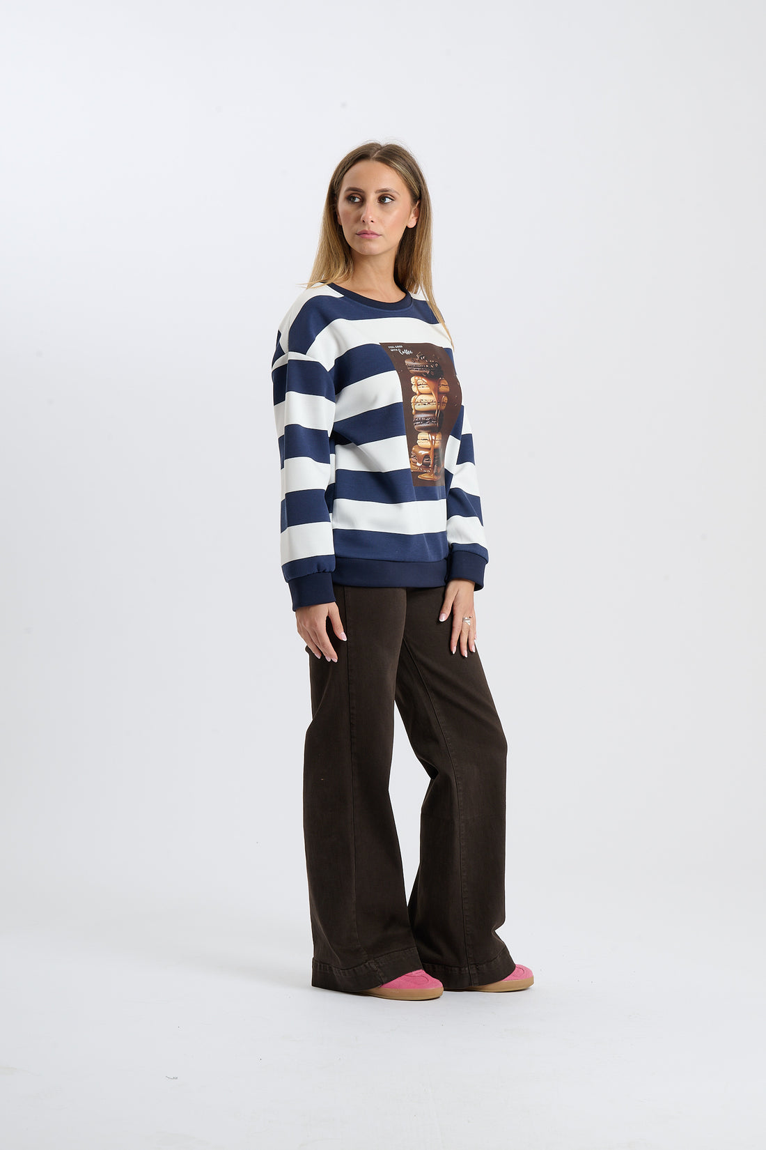 Pullover Macarons - Blau