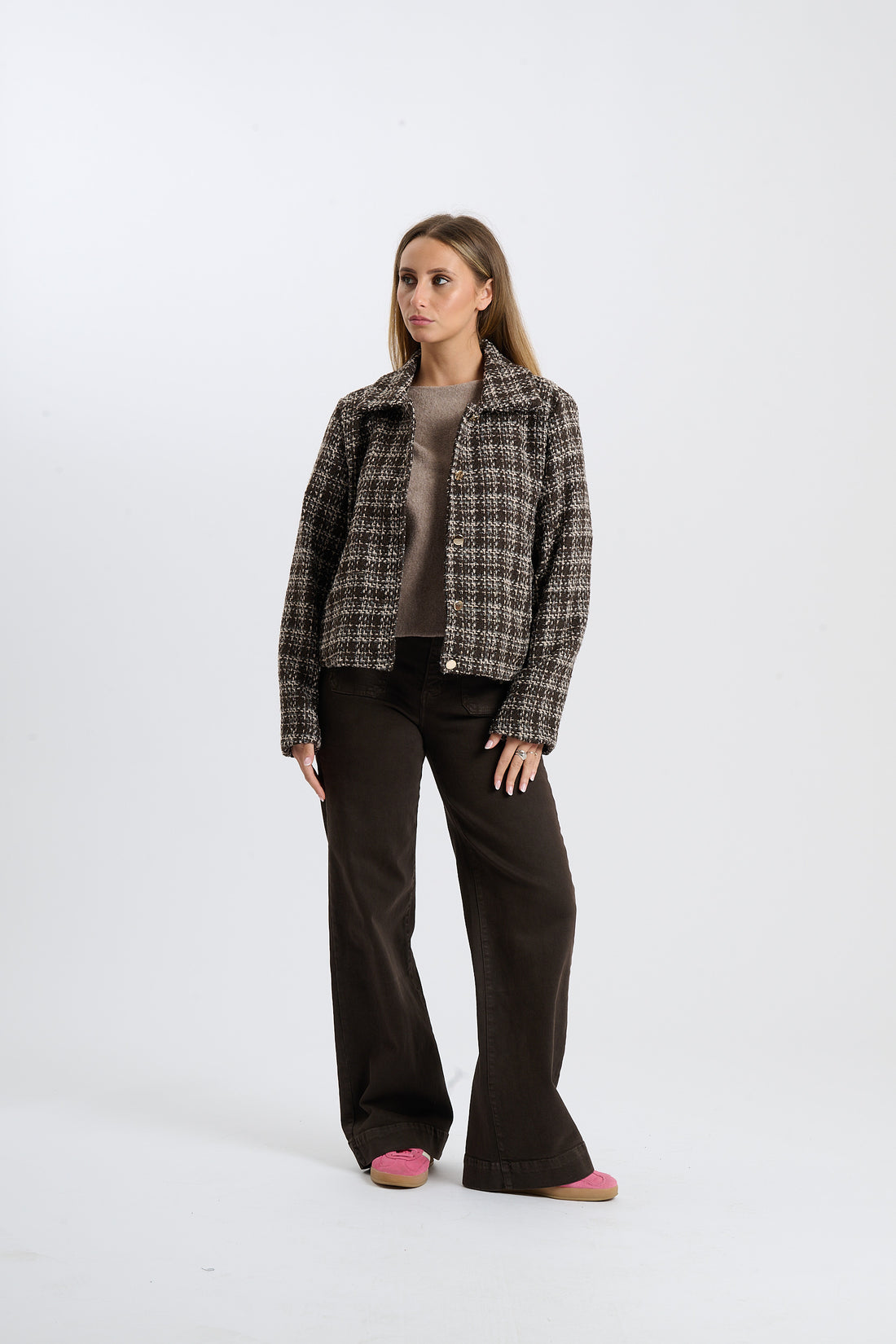Strickjacke Peski - Braun