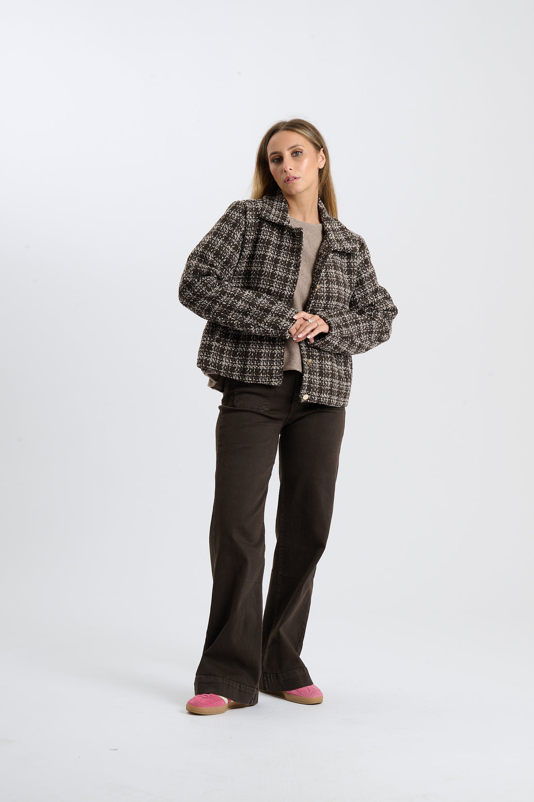 Strickjacke Peski - Braun