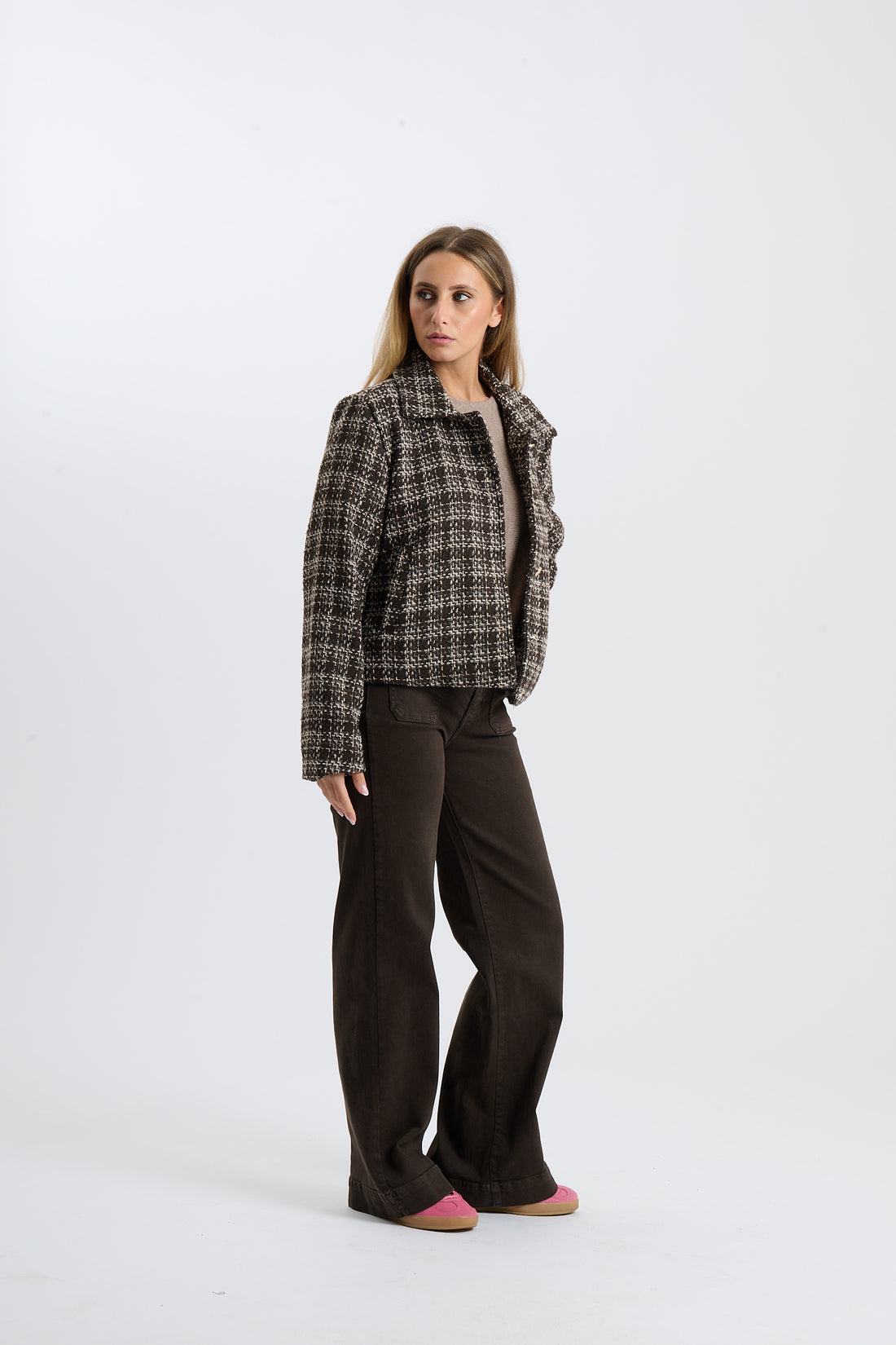 Strickjacke Peski - Braun