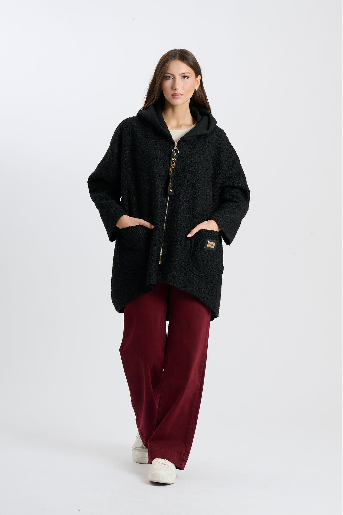 Filzjacke Serano - Schwarz