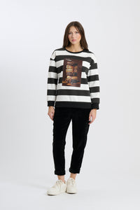 Pullover Macarons - Schwarz