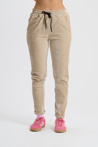 Stoffhose Bon - Beige