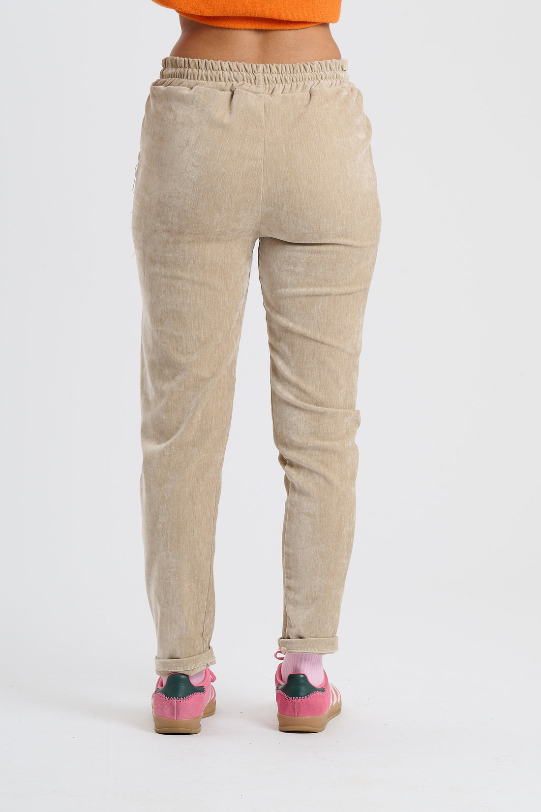 Stoffhose Bon - Beige