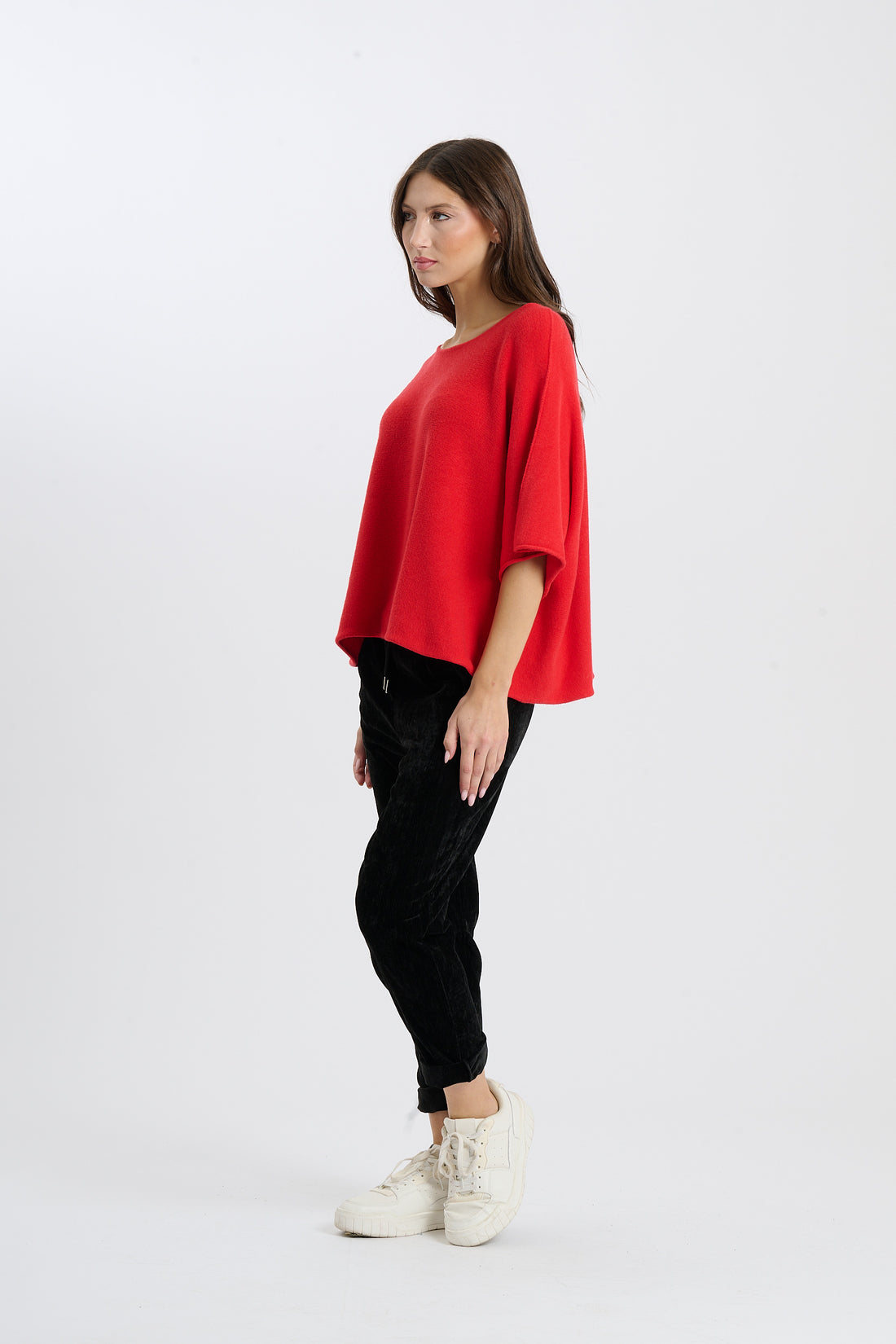 Strickshirt Deer - Rot