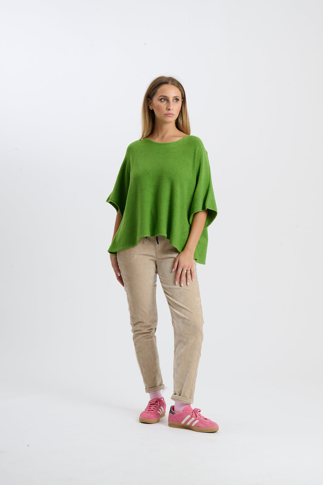 Strickshirt Deer - Grün
