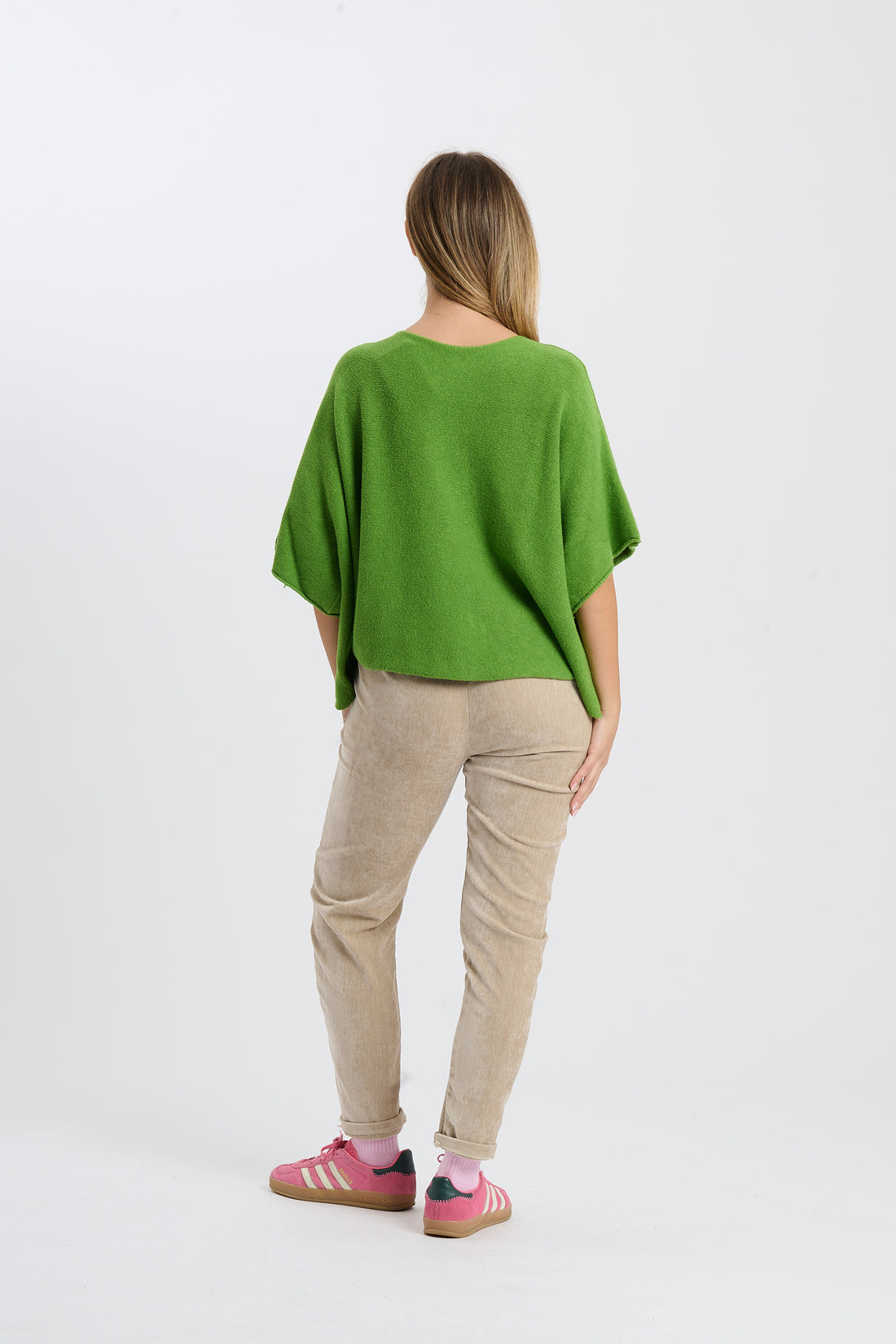 Strickshirt Deer - Grün